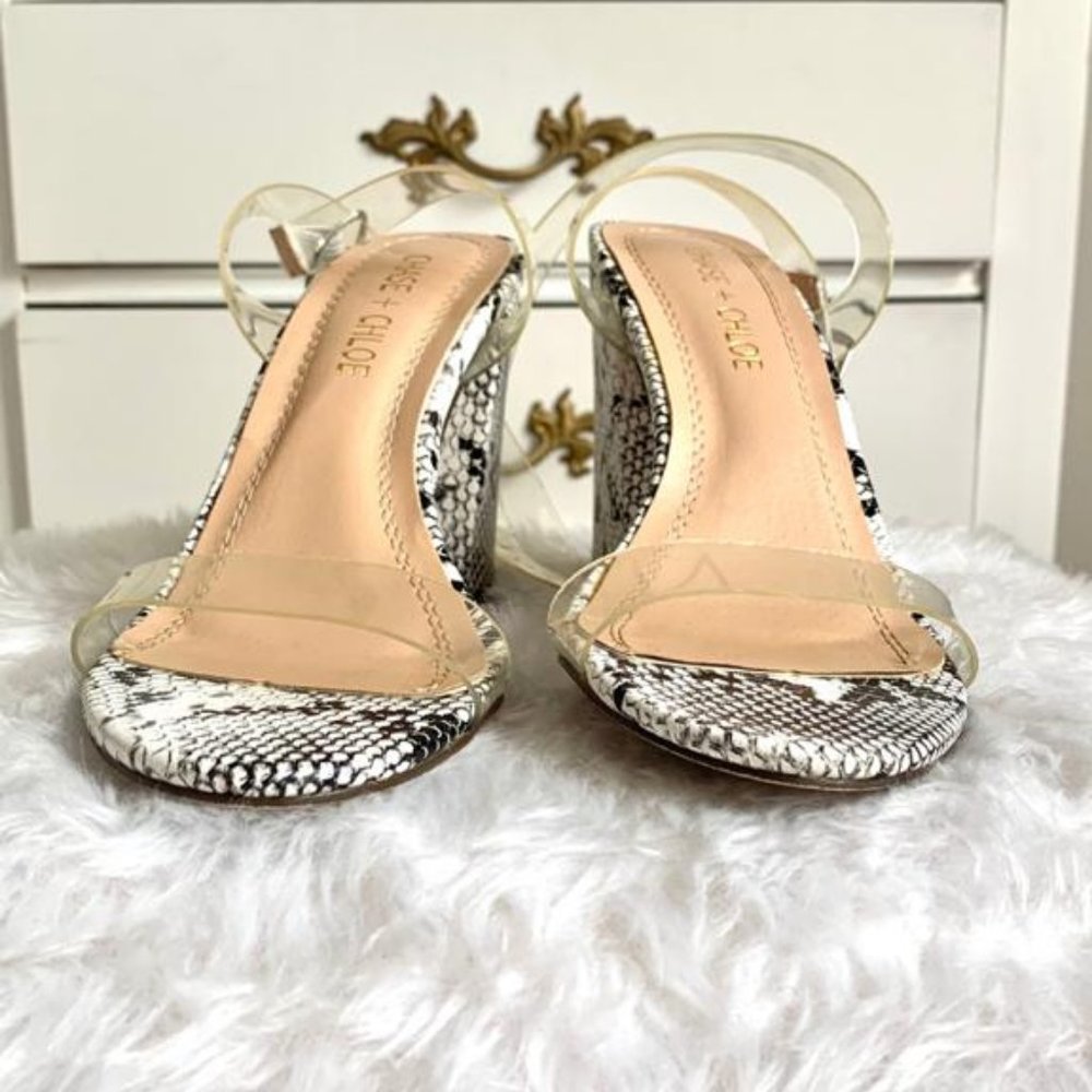 Animal print shoe